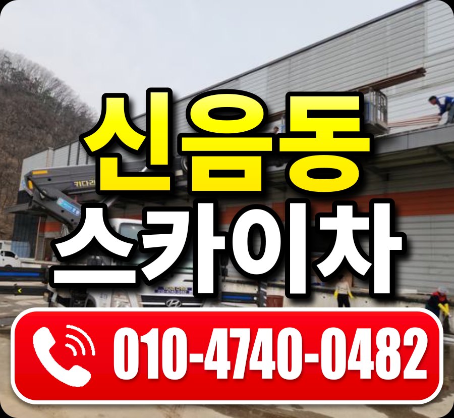 신음동 스카이차 010-4740-0482