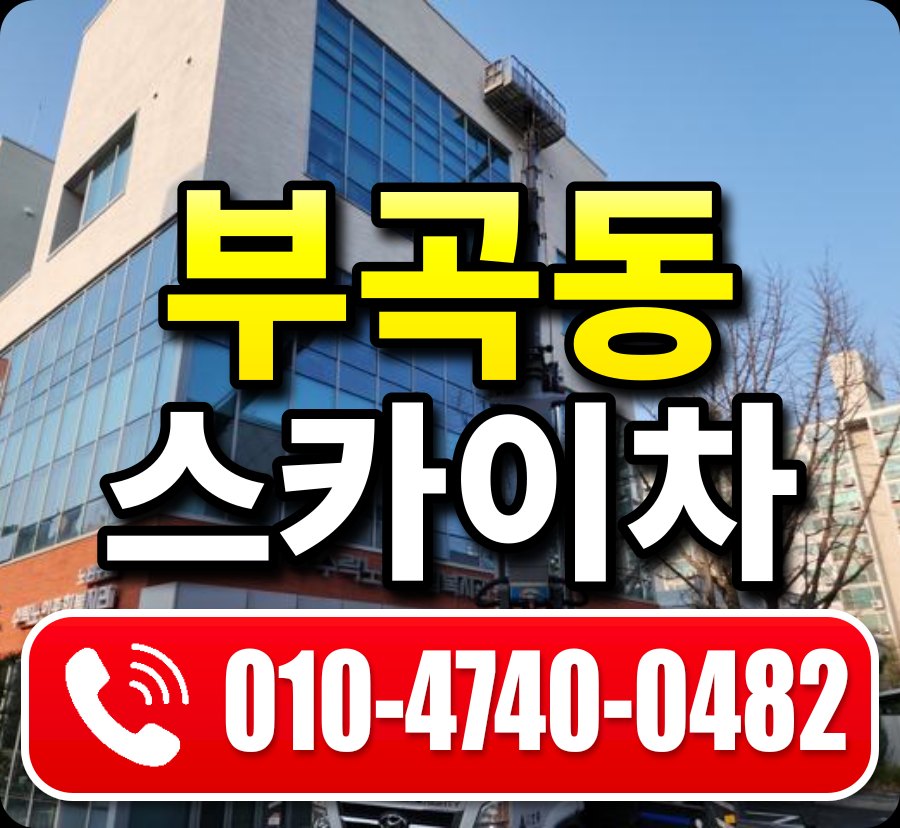 부곡동 스카이차 010-4740-0482