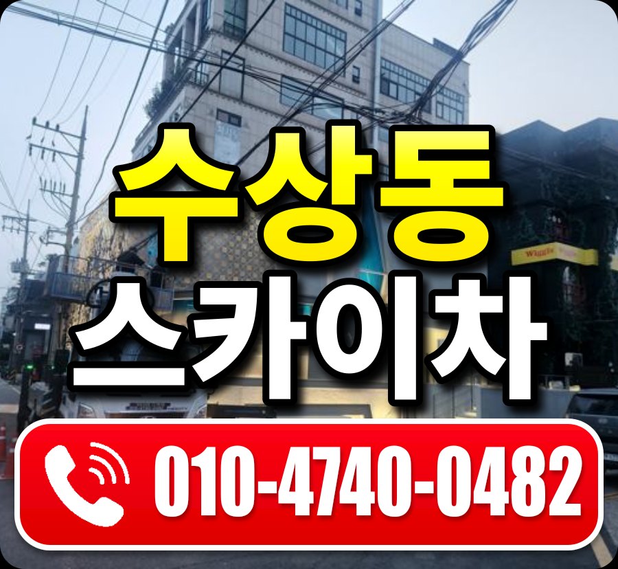 수상동 스카이차 010-4740-0482