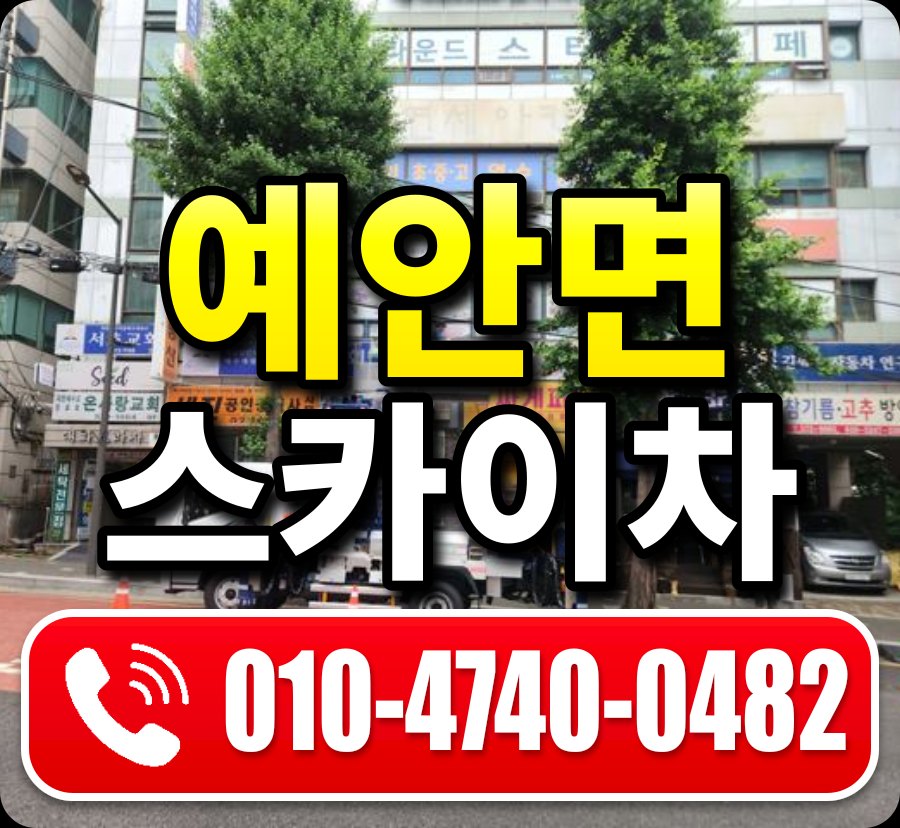 예안면 스카이차 010-4740-0482