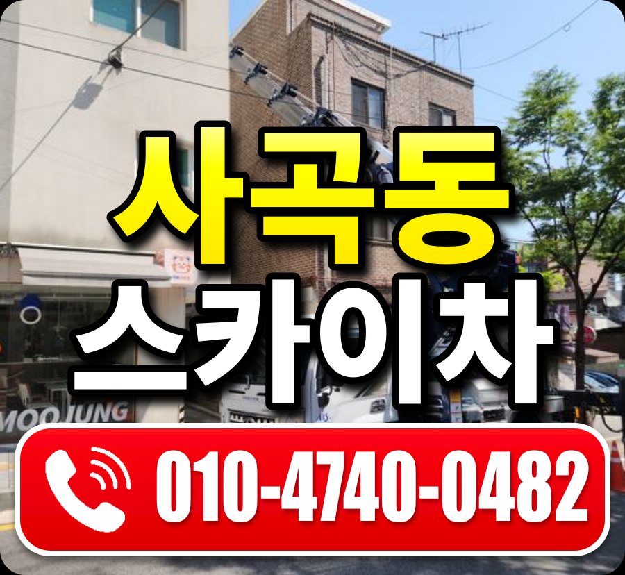 사곡동 스카이차 010-4740-0482