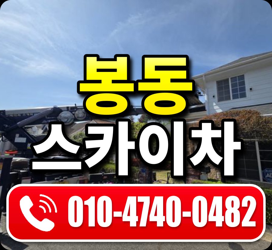 봉동 스카이차 010-4740-0482