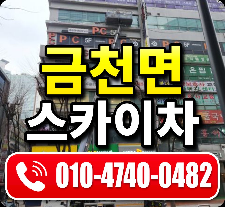 금천면 스카이차 010-4740-0482