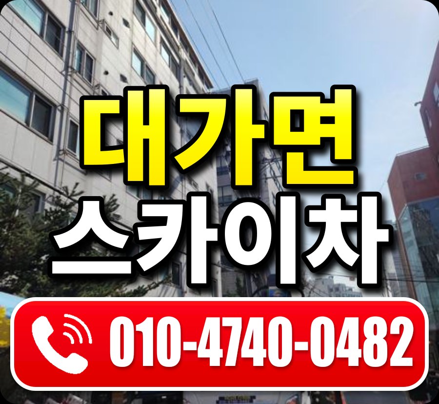 대가면 스카이차 010-4740-0482
