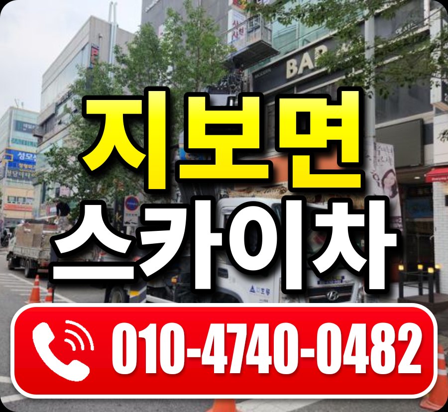 지보면 스카이차 010-4740-0482
