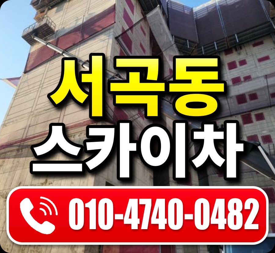 서곡동 스카이차 010-4740-0482