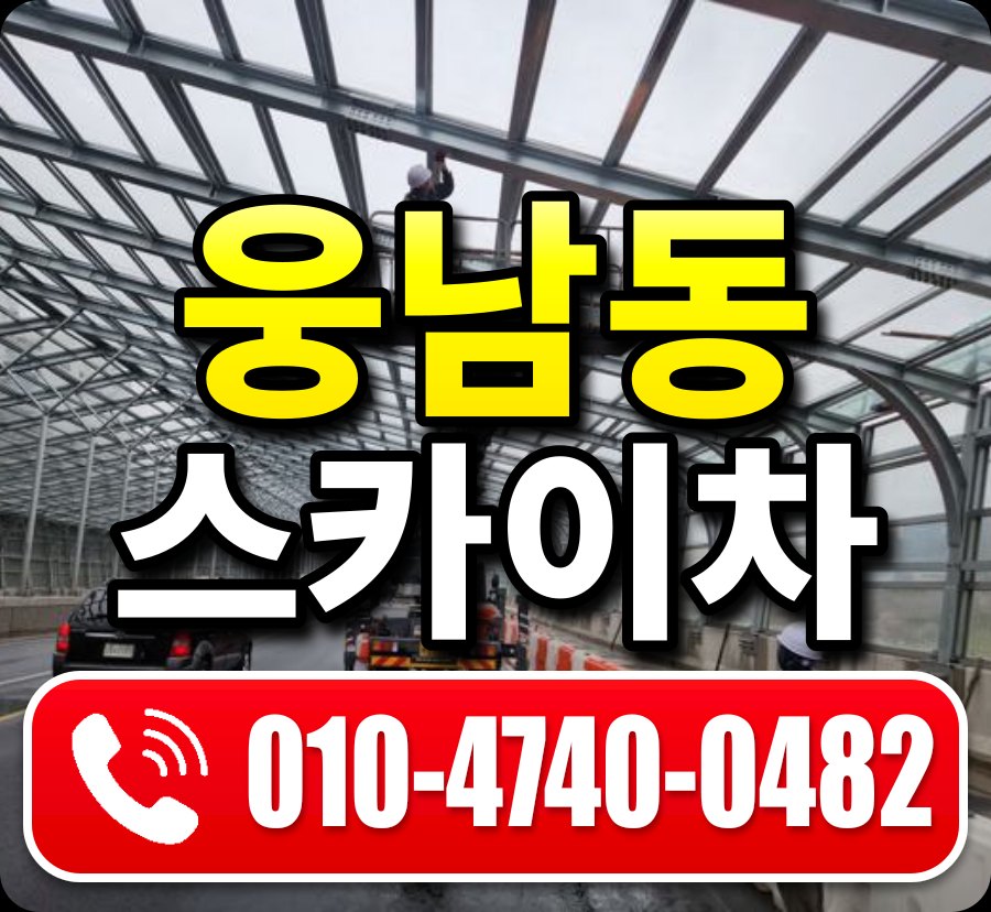 웅남동 스카이차 010-4740-0482