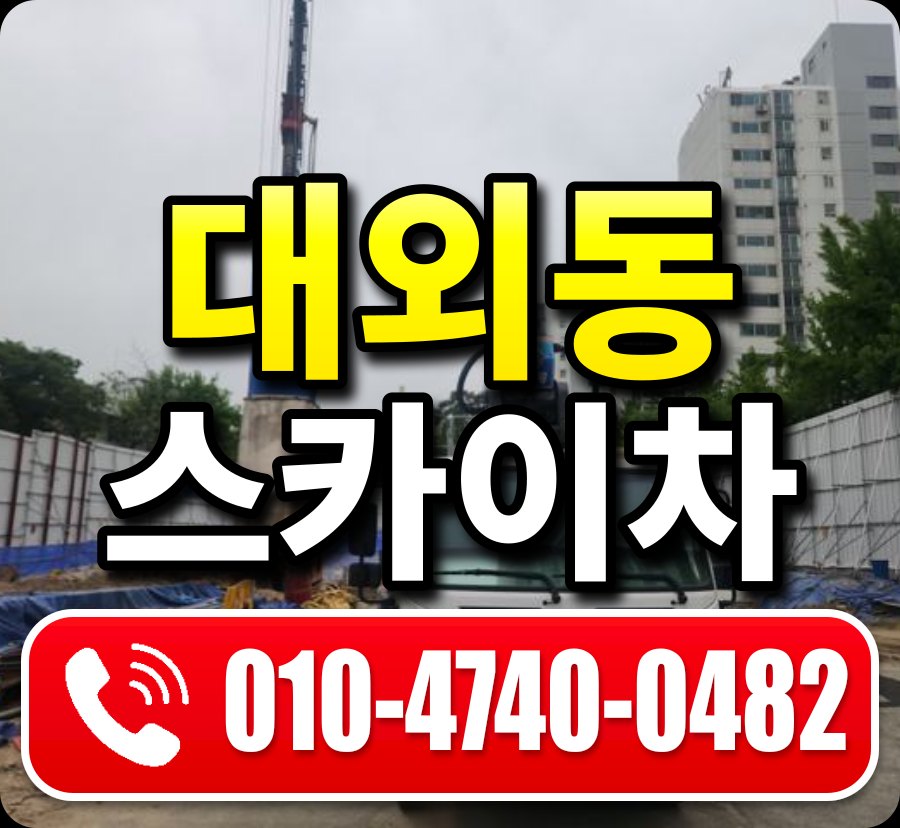 대외동 스카이차 010-4740-0482