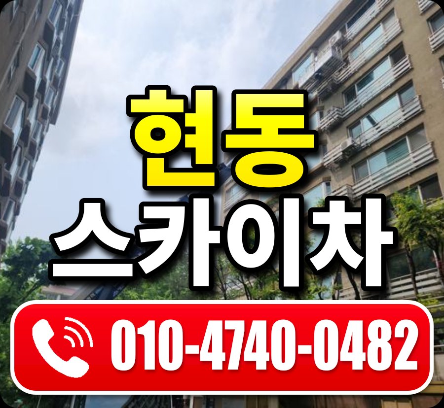 현동 스카이차 010-4740-0482