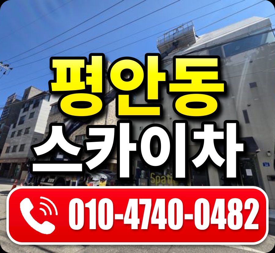 평안동 스카이차 010-4740-0482
