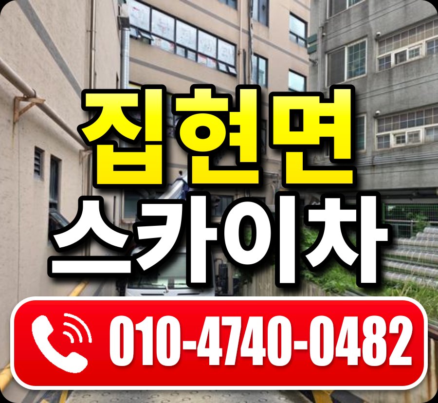 집현면 스카이차 010-4740-0482