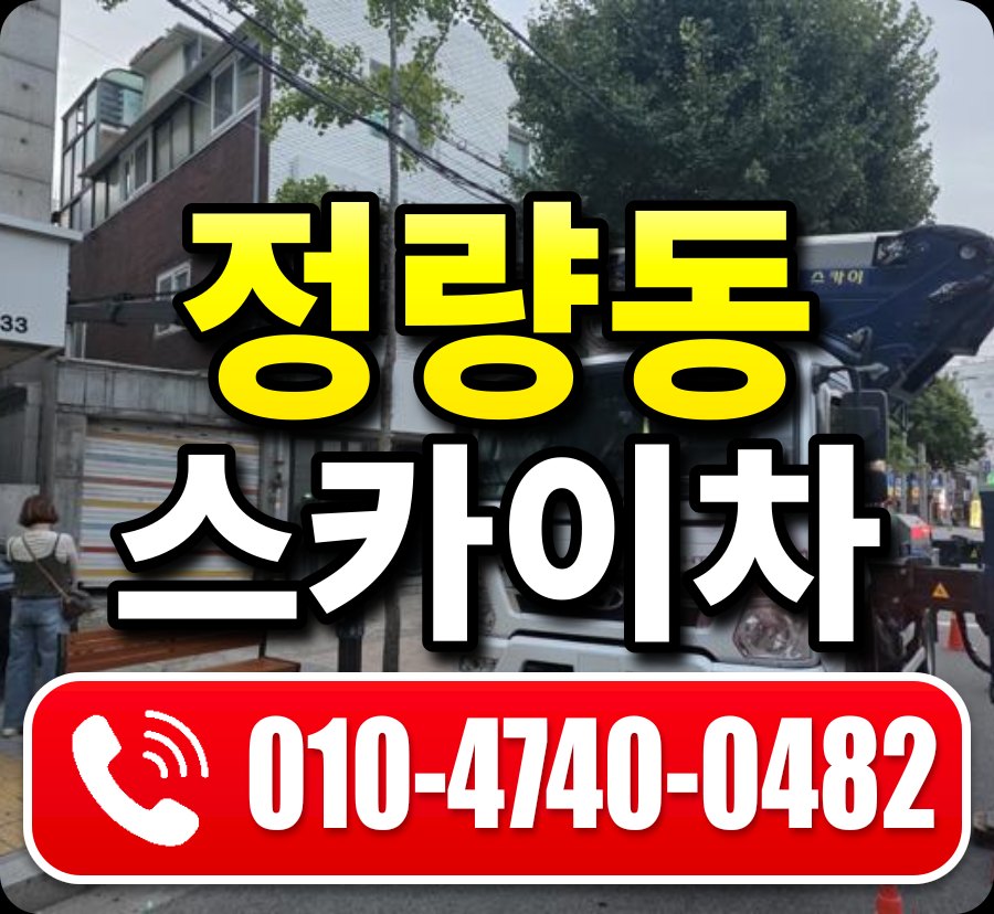 정량동 스카이차 010-4740-0482