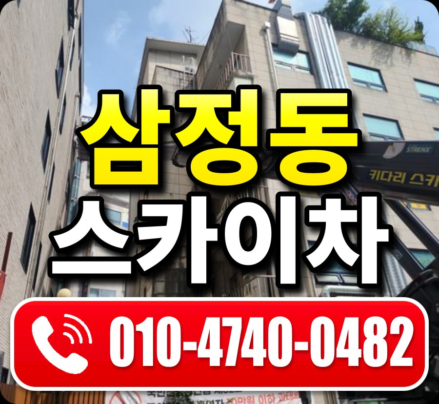 삼정동 스카이차 010-4740-0482