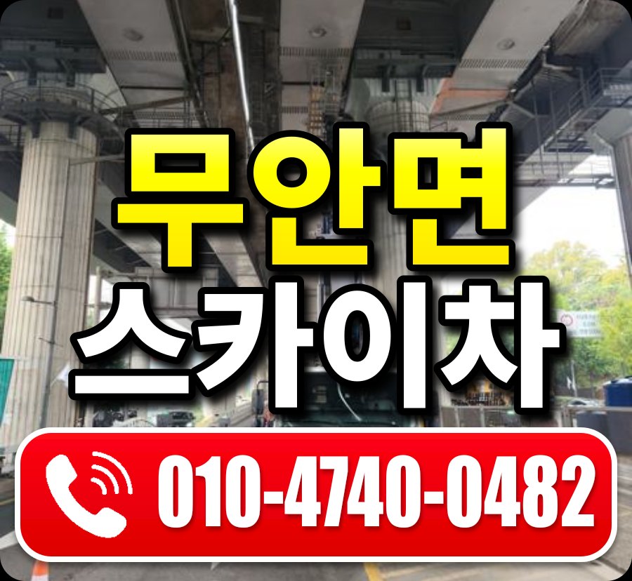 무안면 스카이차 010-4740-0482