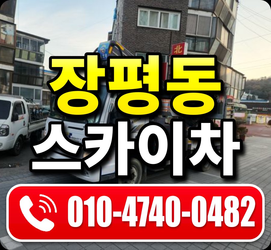 장평동 스카이차 010-4740-0482