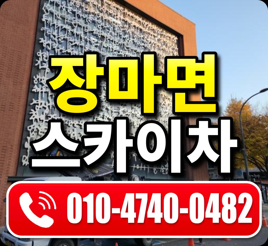 장마면 스카이차 010-4740-0482