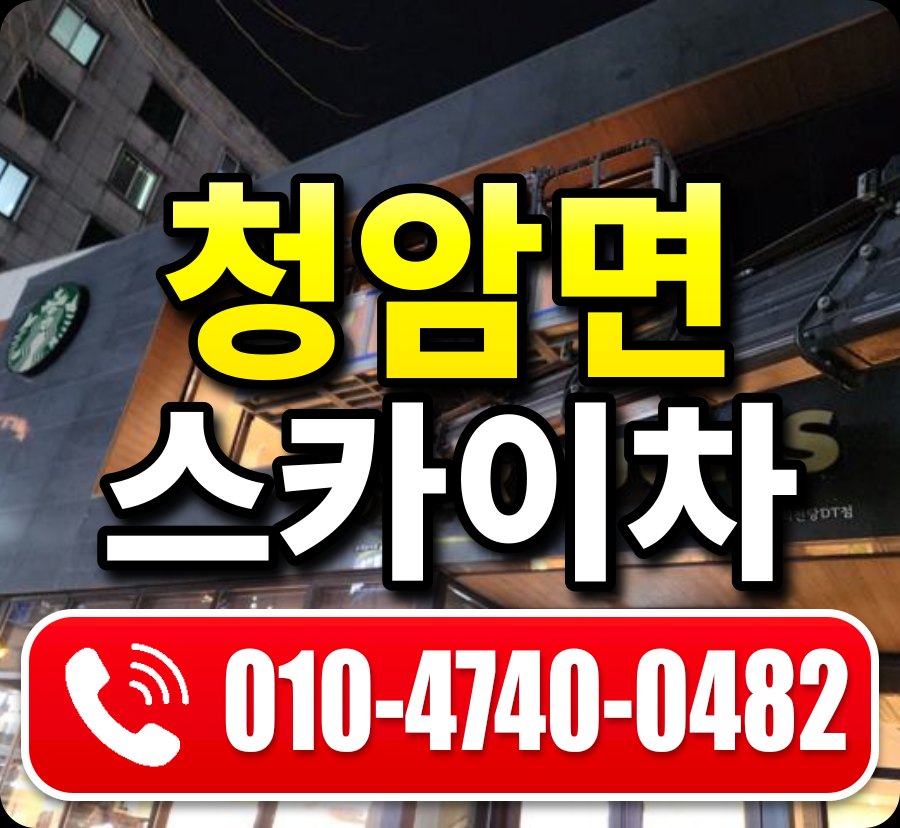 청암면 스카이차 010-4740-0482