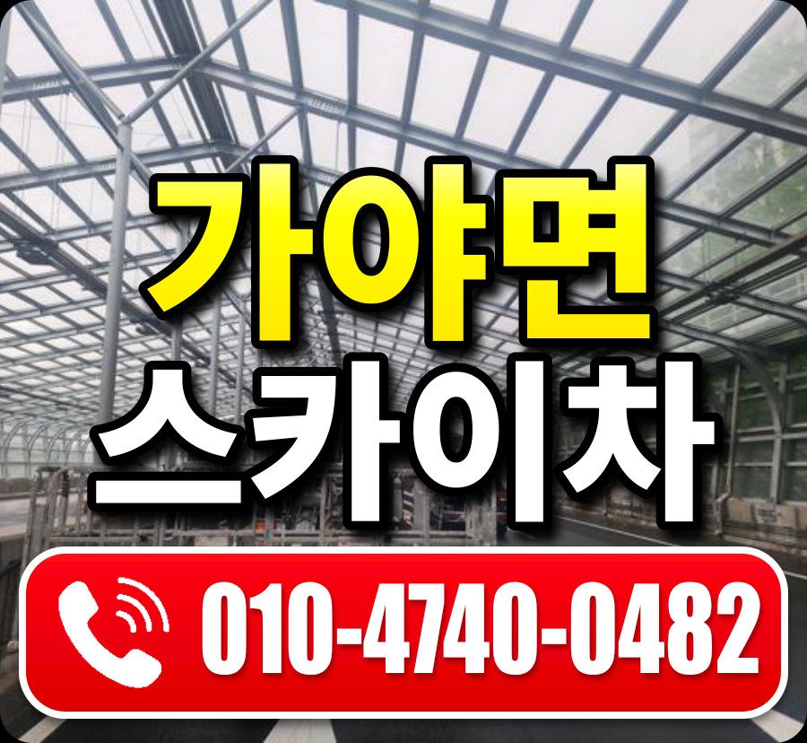 가야면 스카이차 010-4740-0482