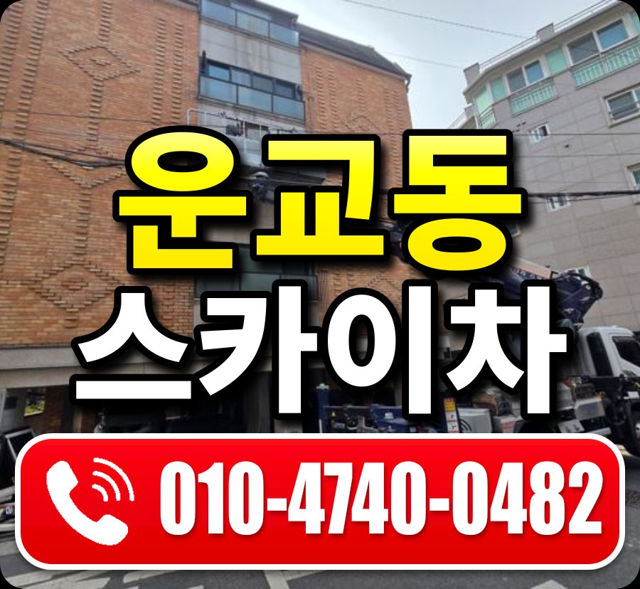 운교동 스카이차 010-4740-0482
