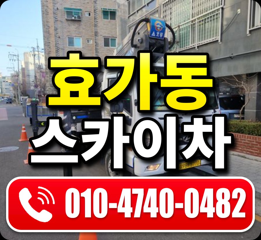 효가동 스카이차 010-4740-0482