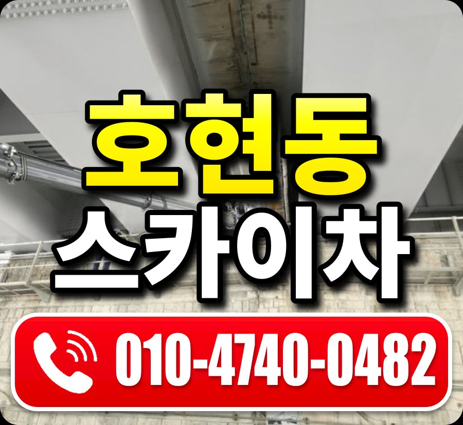 호현동 스카이차 010-4740-0482