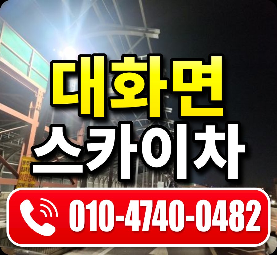 대화면 스카이차 010-4740-0482