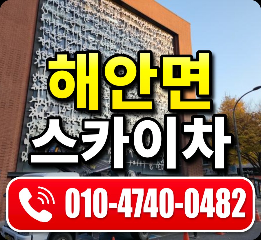 해안면 스카이차 010-4740-0482