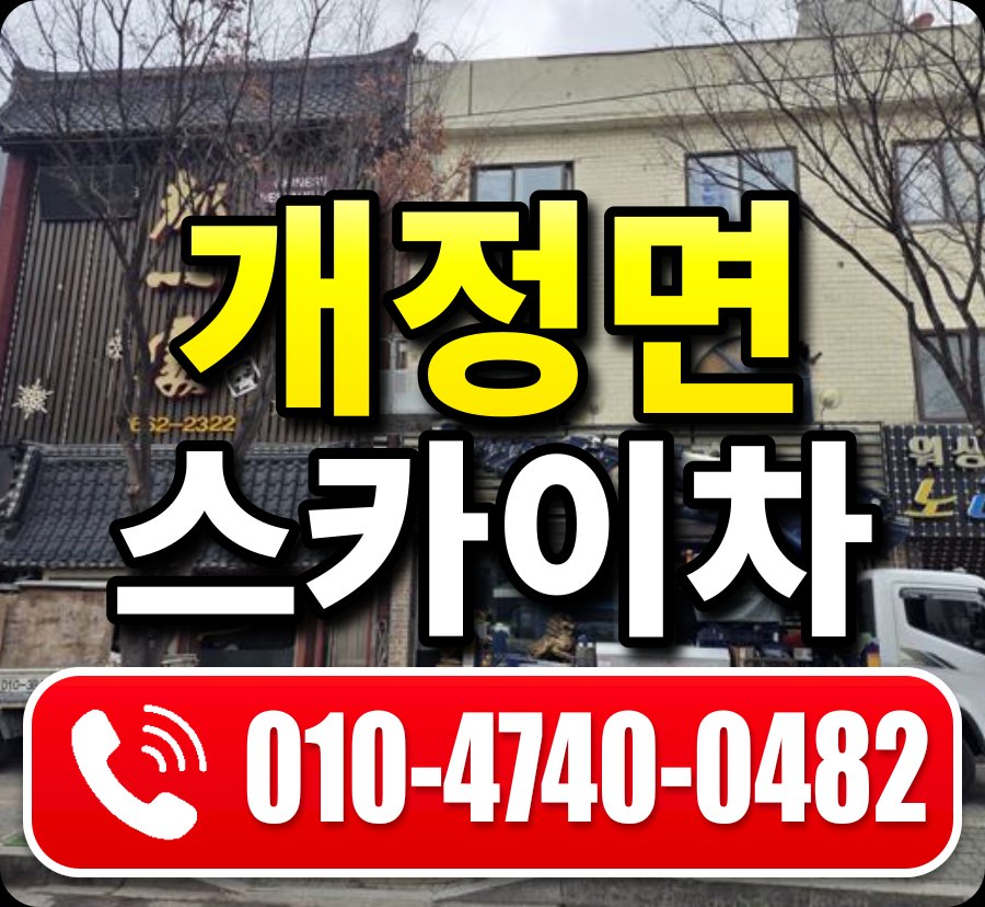 개정면 스카이차 010-4740-0482