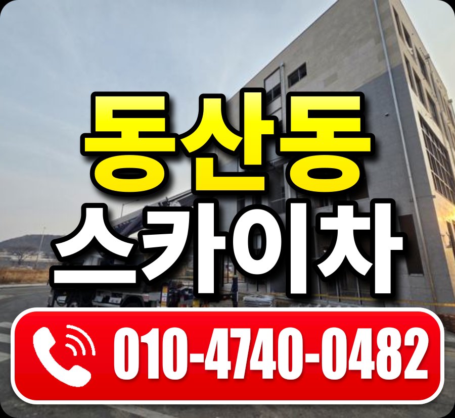 동산동 스카이차 010-4740-0482