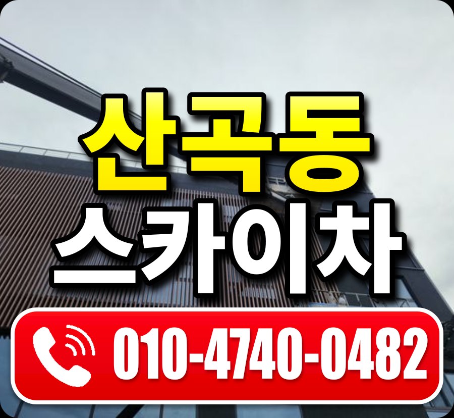 산곡동 스카이차 010-4740-0482