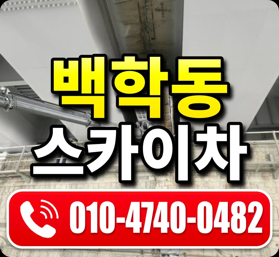 백학동 스카이차 010-4740-0482