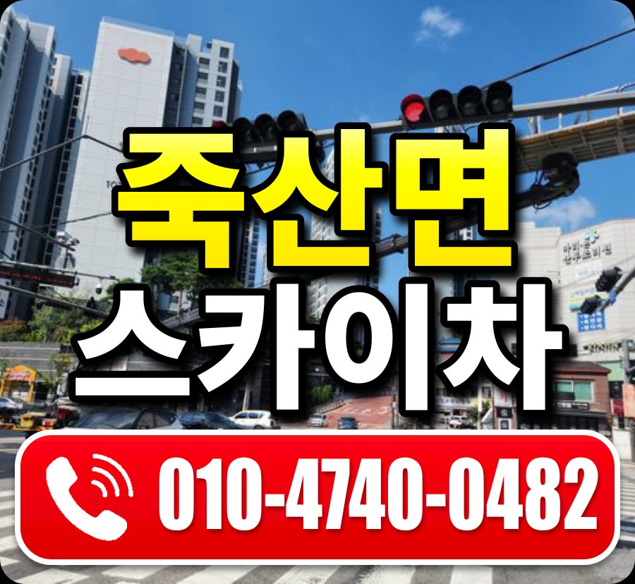 죽산면 스카이차 010-4740-0482