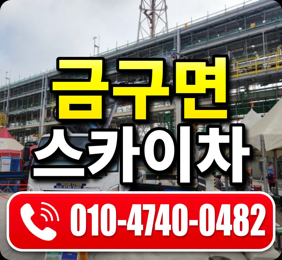 금구면 스카이차 010-4740-0482
