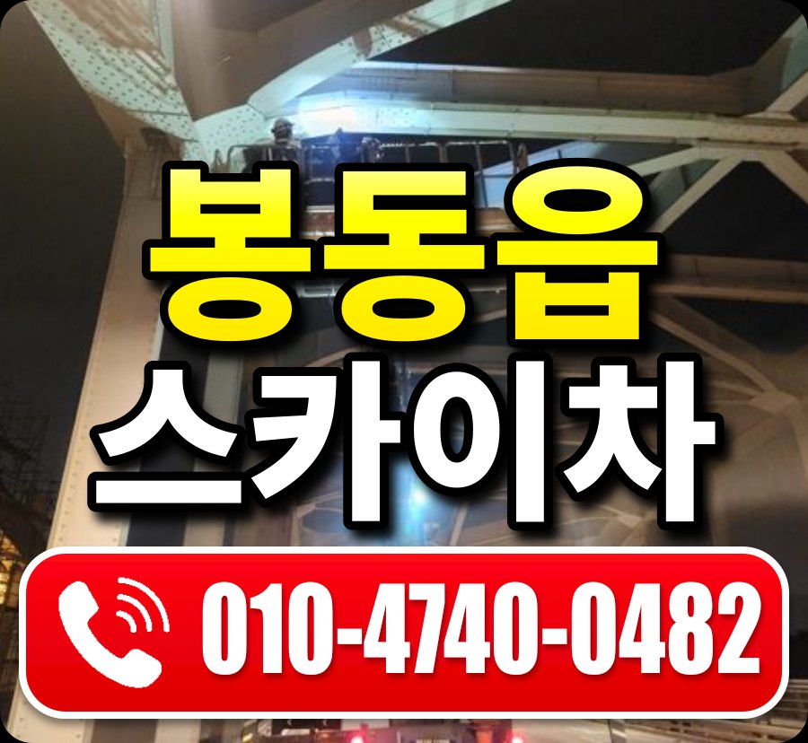 봉동읍 스카이차 010-4740-0482