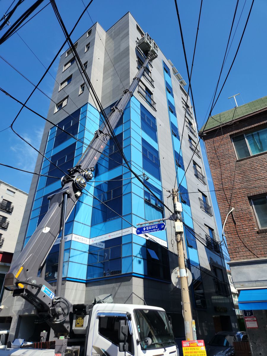 스카이차·고소작업차 실제 작업 현장 6