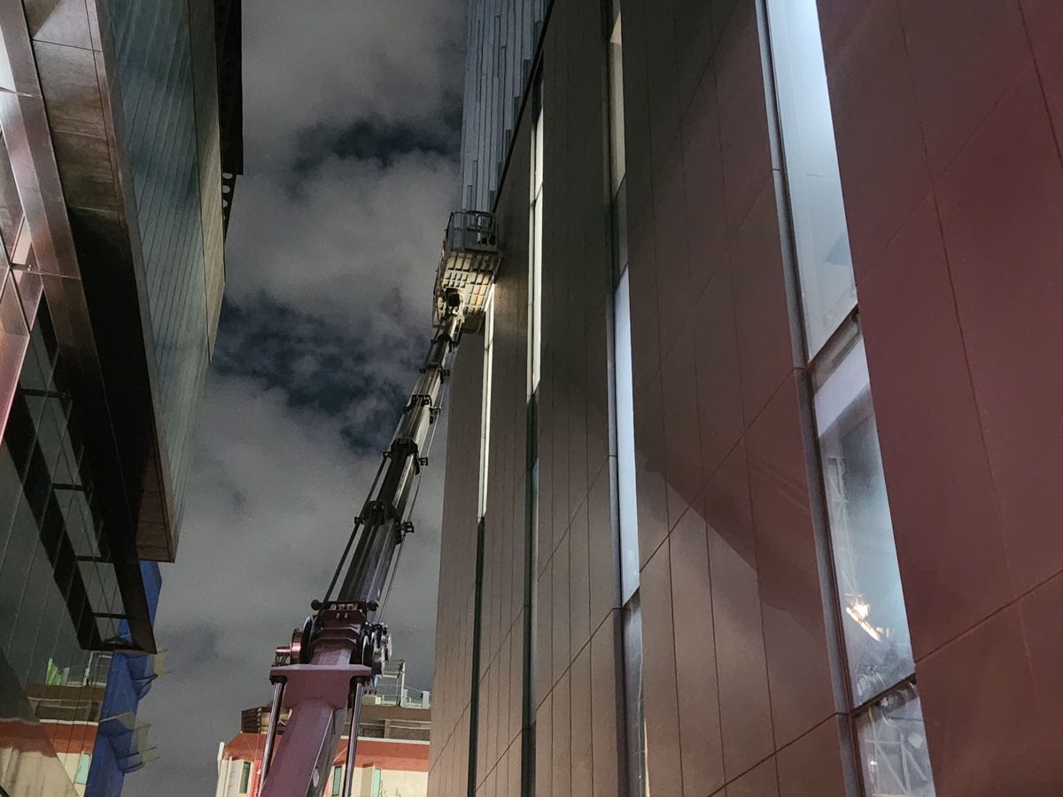 스카이차·고소작업차 실제 작업 현장 2