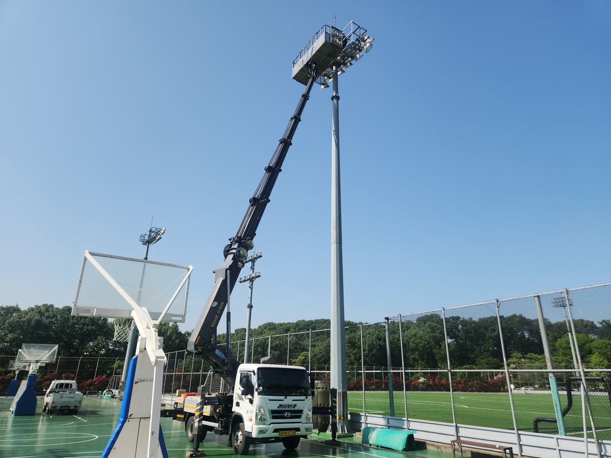 스카이차·고소작업차 실제 작업 현장 5