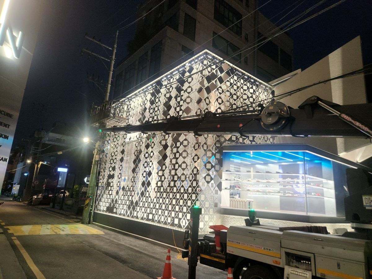 스카이차·고소작업차 실제 작업 현장 4
