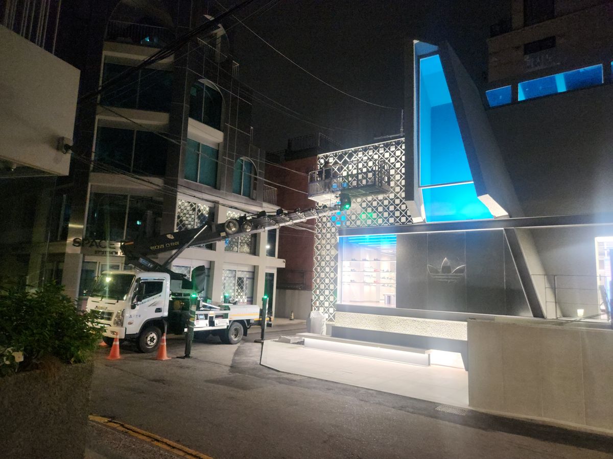 스카이차·고소작업차 실제 작업 현장 3
